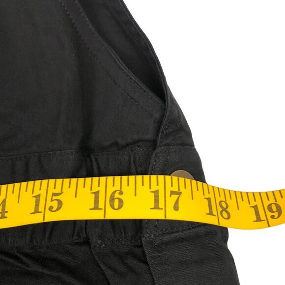 NEW The Nines By Hatch Maternity Overalls Jumpsuit Black Cotton Twill Womens XS - Picture 8 of 10